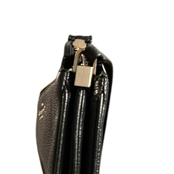 Kate Spade Black Pebbled Leather Triple Gusset Crossbody Bag - Picture 8 of 15